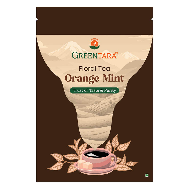 Orange Mint Floral Tea
