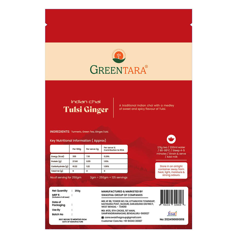 Tulsi Ginger Indian Chai