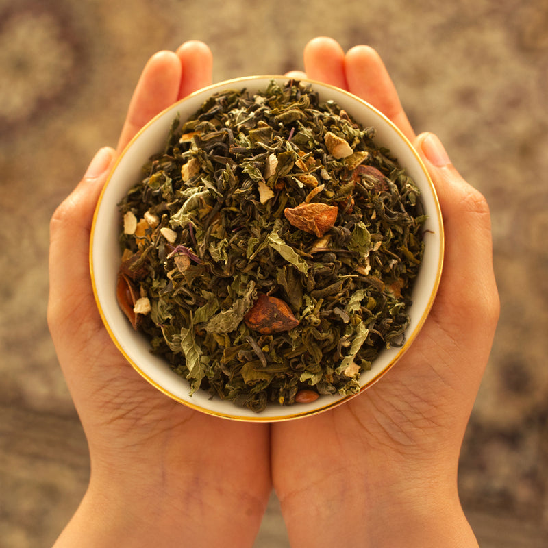 Orange Mint Floral Tea