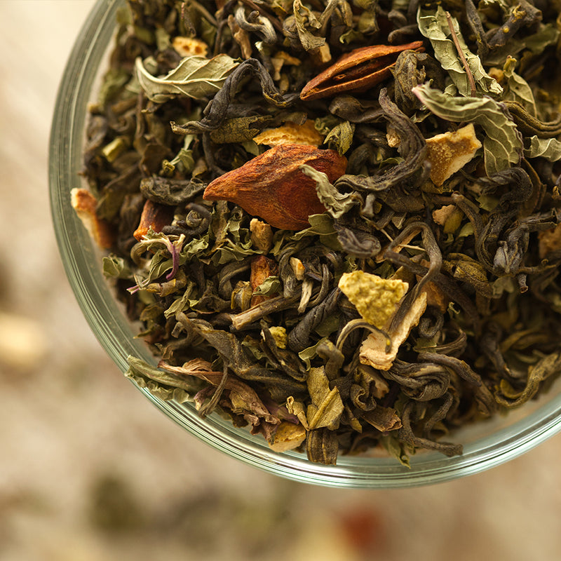 Orange Mint Floral Tea